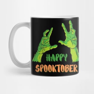 Halloween Spooky Funny T-shirt Scary Zombie Hands Halloween Gift Idea Happy Halloween Mug